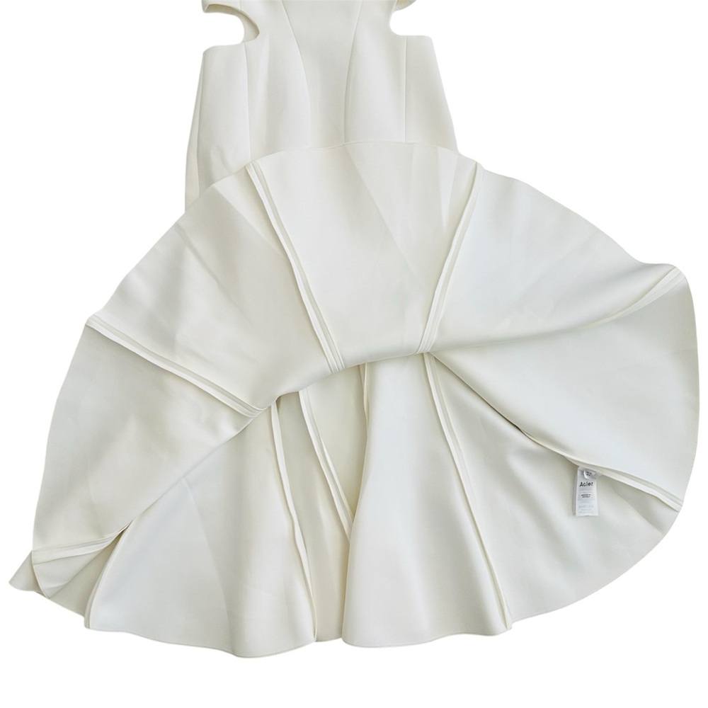 NWT Acler Paracombe Midi Fit N Flare Flute Cream Dress size AU 10 | US 6 Bridal - Picture 10 of 16